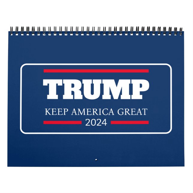 Behålla Amerika Underbar 2024 Omröstning Kalender (Omslag)