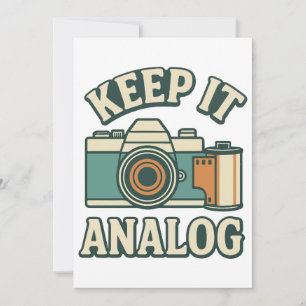 Behålla analog inbjudningar