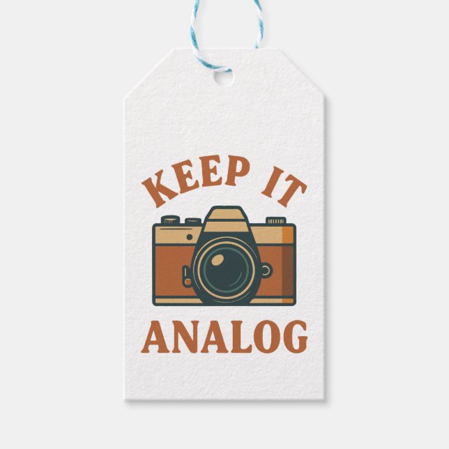 Behålla analog presentetikett (Framsidan)
