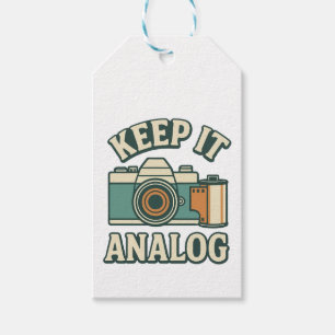 Behålla analog presentetikett