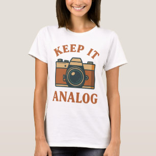 Behålla analog t shirt
