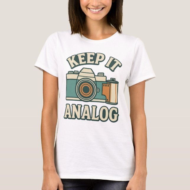 Behålla analog t shirt (Framsida)