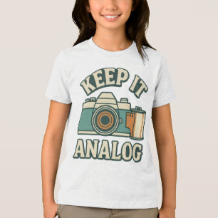 Behålla analog t shirt
