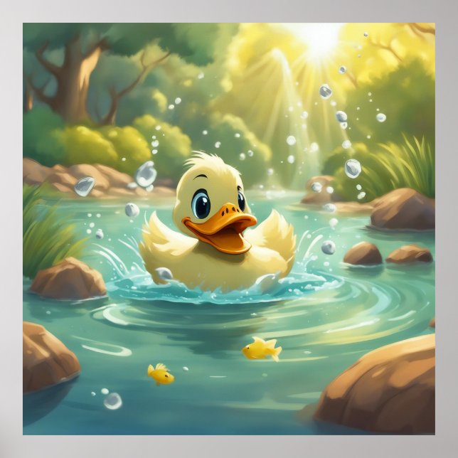 Behålla Anka utformar eller utformar din egen Post Poster (Framsidan)