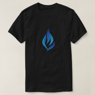 Behålla av Blue Flame Lit T Shirt
