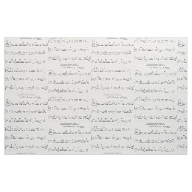 Behålla av den lovande musikstrukturen i Lakan Tyg (Fat Quarter)