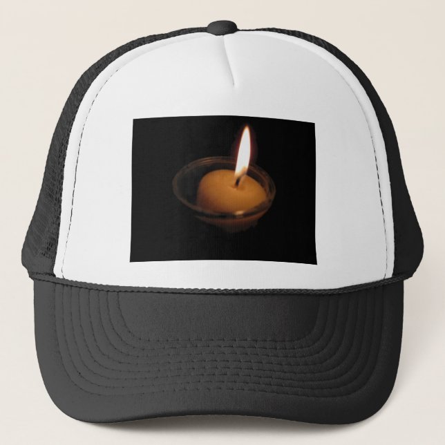 Behålla av flambrännljus truckerkeps (Framsida)