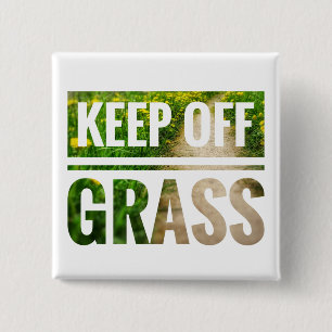 Behålla av grass. knapp