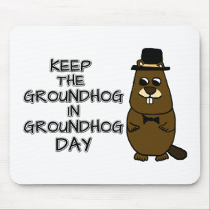 Behålla av Groundhog på Groundhog-dagen Musmatta