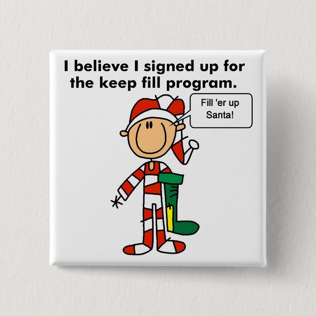 Behålla av julklapp knapp (Framsida)