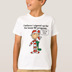 Behålla av julklapp t-shirt