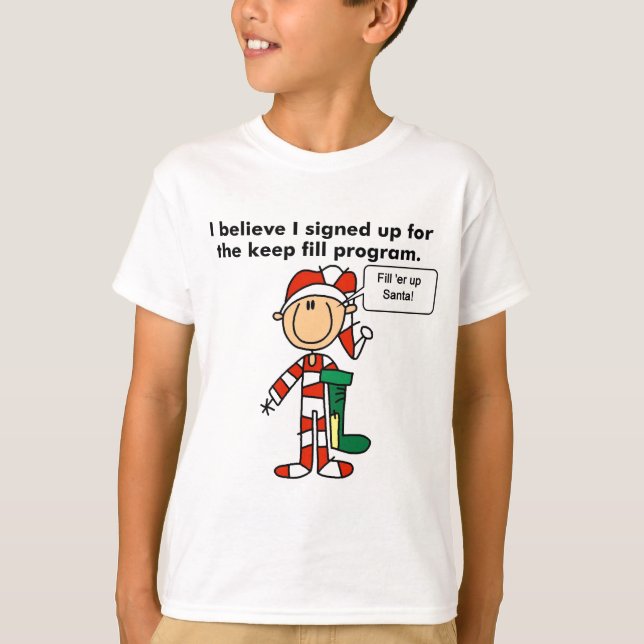 Behålla av julklapp t-shirt (Framsida)