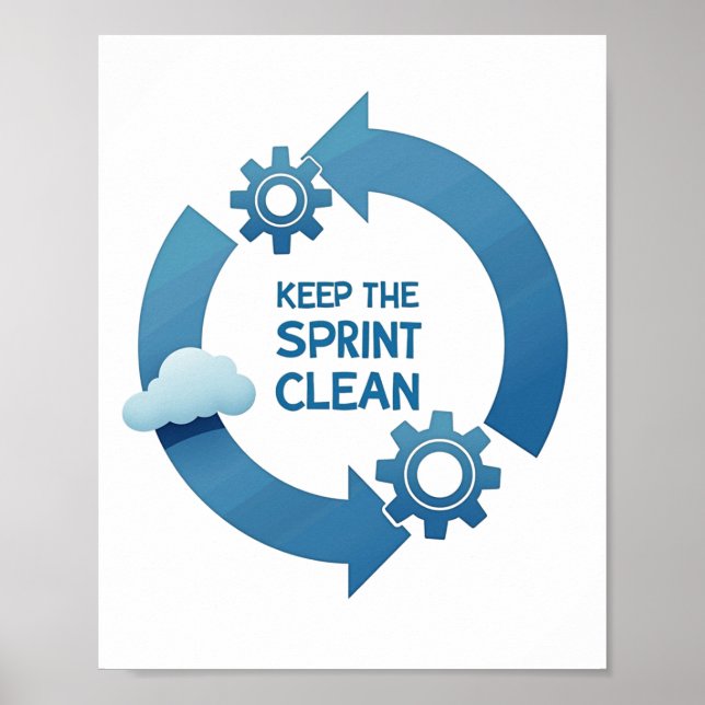 Behålla av Sprint Clean Poster (Framsidan)