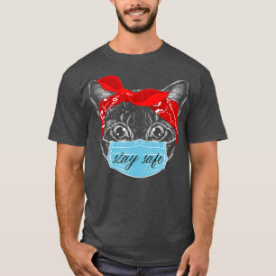 Behålla Avstånd Kat Kitten med Mouthwatch Ansikte T Shirt