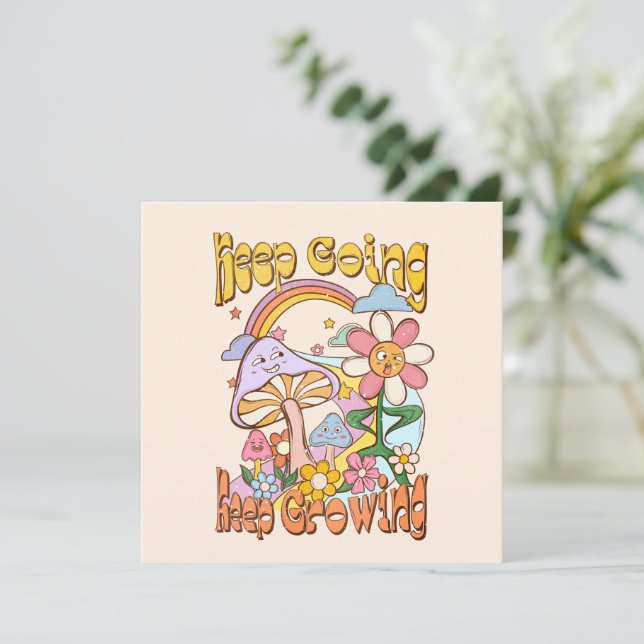 Behålla, Behålla Odling - Svampar och blommor (Stående Fram)