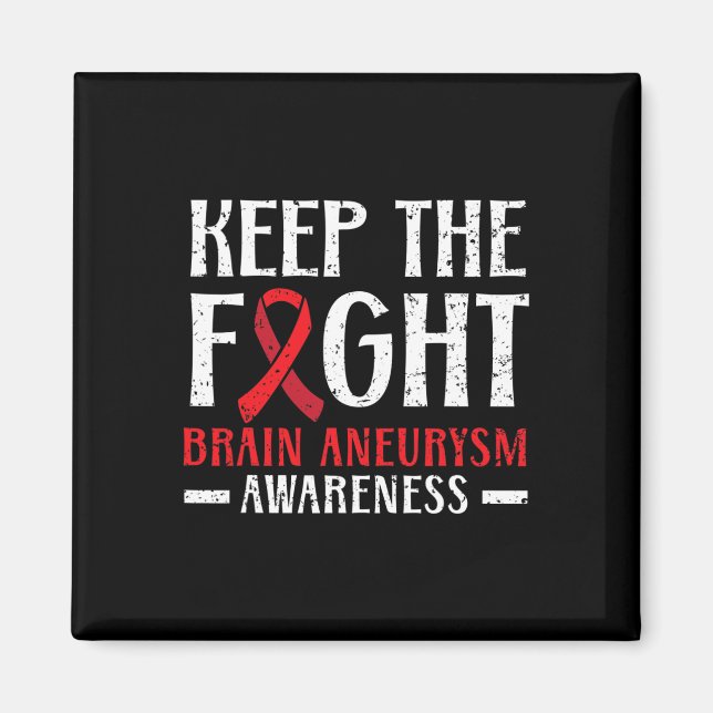 Behålla Bekght Brain Aneurysm Aneurysm Awareness 1 Magnet (Framsidan)