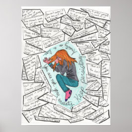 Behålla, bestående (oro) 18 x 24 poster