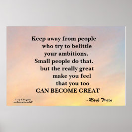 BEHÅLLA BORT FRÅN MÄNNISKORS MOTIVERADE POSTER