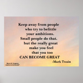 BEHÅLLA BORT FRÅN MÄNNISKORS MOTIVERADE POSTER