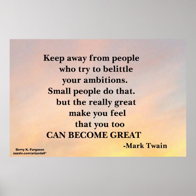 BEHÅLLA BORT FRÅN MÄNNISKORS MOTIVERADE POSTER (Framsidan)