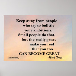 BEHÅLLA BORT FRÅN MÄNNISKORS MOTIVERADE POSTER