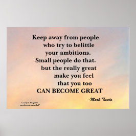 BEHÅLLA BORT FRÅN MÄNNISKORS MOTIVERADE POSTER