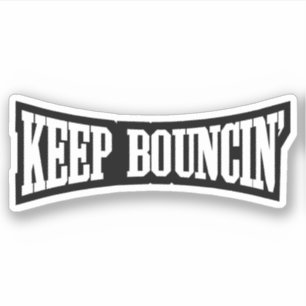 Behålla Bouncin' Klistermärken