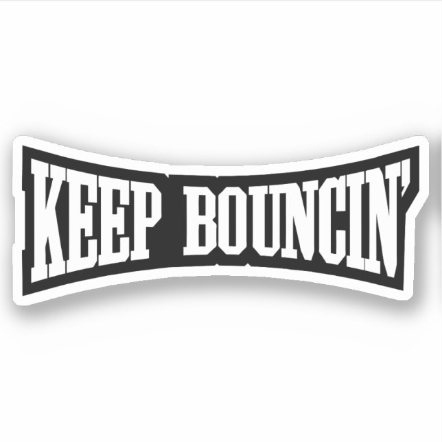 Behålla Bouncin' Klistermärken (Framsida)