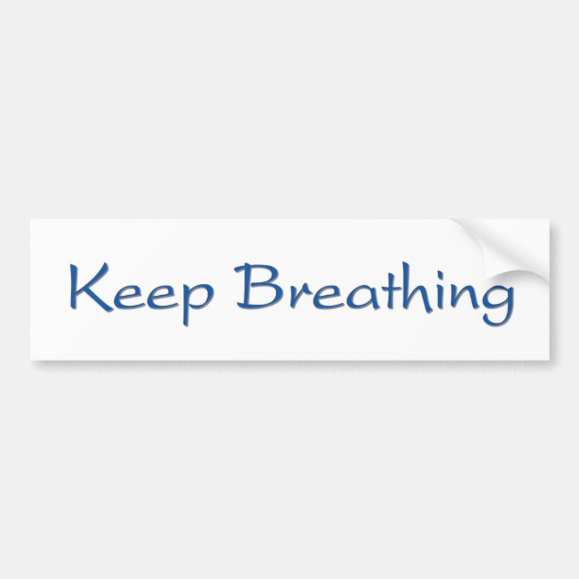 Behålla Breathing Bildekal (Framsidan)