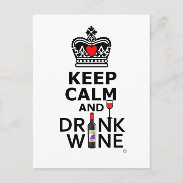 Behålla Cakm och Drink Vykort (Framsida)