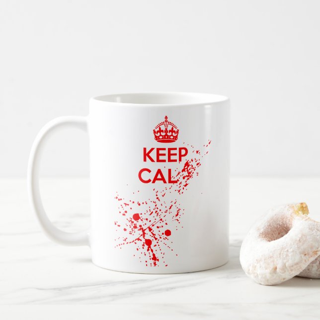 Behålla Cal... Kaffemugg (Med munk)
