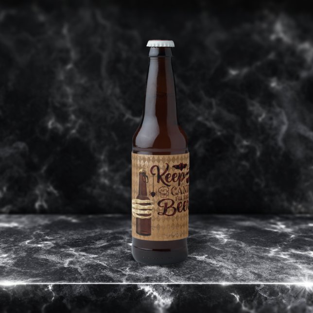 Behålla Candy, jag tar öl Ölflaska Etikett (Skapare uppladdad)