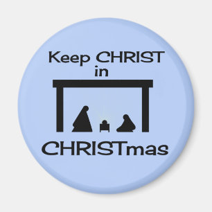 Behålla CHRIST i CHRISTmas Magnets Magnet