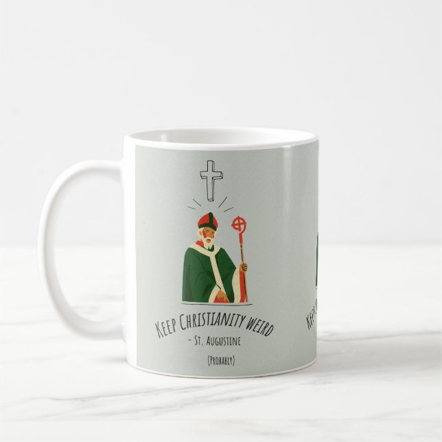 Behålla Christianity Konstig Mugg (Vänster)