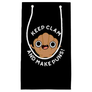 Behålla Clam and make puns funny Snäcka Pun Mörk B