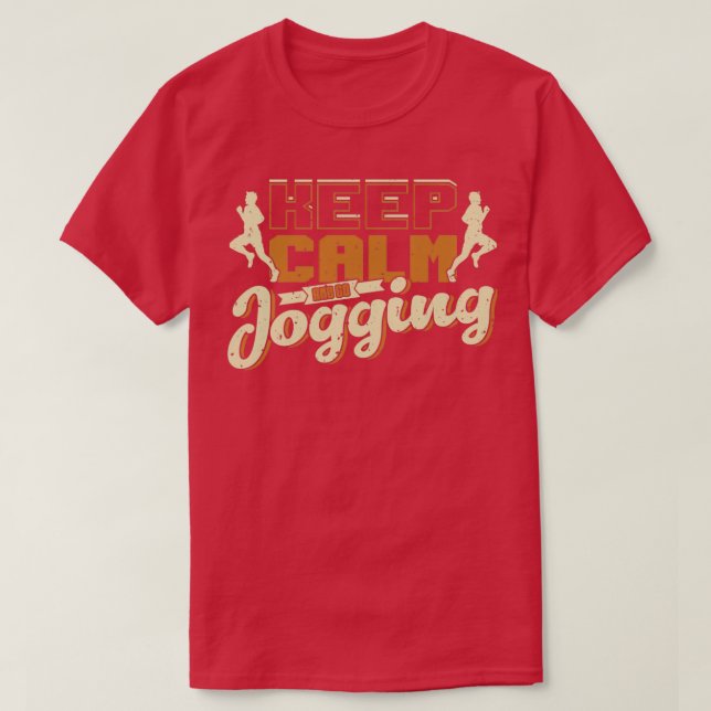 Behålla Clam ang går och joggar 2 T Shirt (Design framsida)