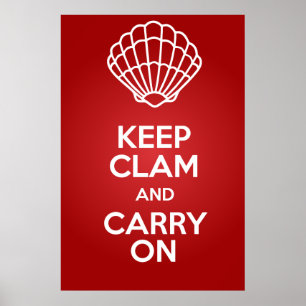 Behålla Clam och fortsätt med stor parodi Poster 1