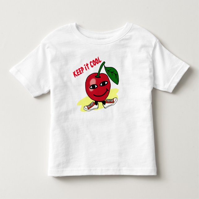 behålla coola äpple t shirt (Framsida)