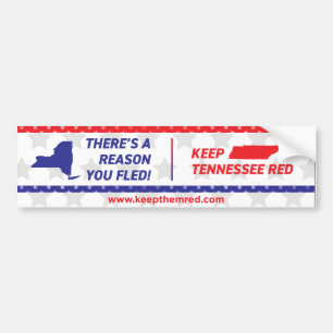 Behålla De röda - Bumper Sticker CA till AZ Bildekal