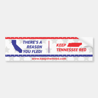 Behålla dem Red - Bumper Sticker CA till TN Bildekal