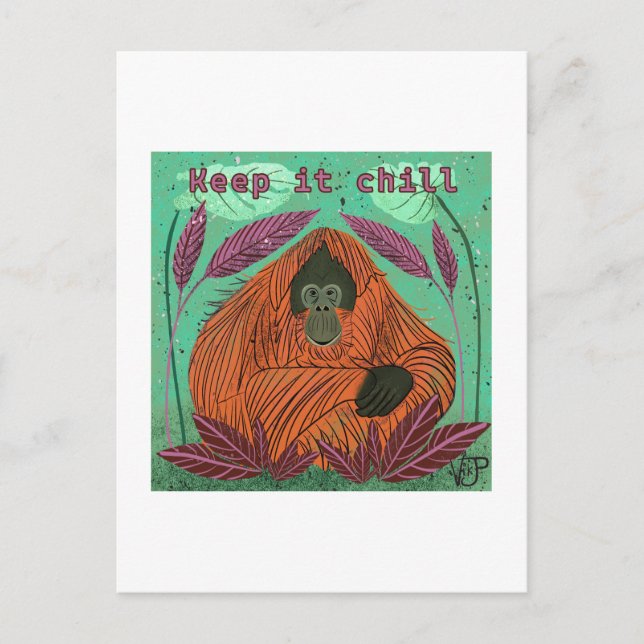 Behålla den Chill Vykort (Framsida)