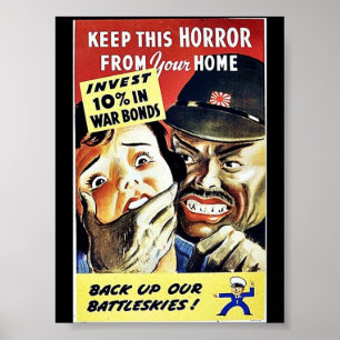 Behålla den här skräcken från ditt hem, säkerhetsk poster