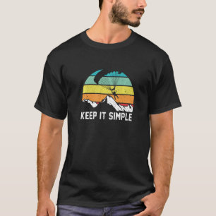 Behålla Det är en enkel grafisk paragliding Paragl T Shirt