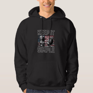Behålla Det är enkelt att spela fotboll i skolan. Hoodie