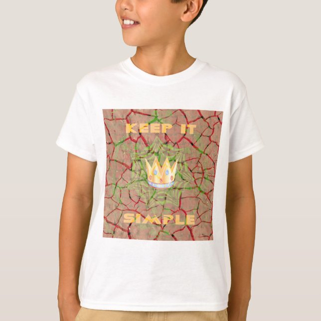 Behålla det är enkelt: Royalets klarhetskonst för  Tee Shirt (Framsida)