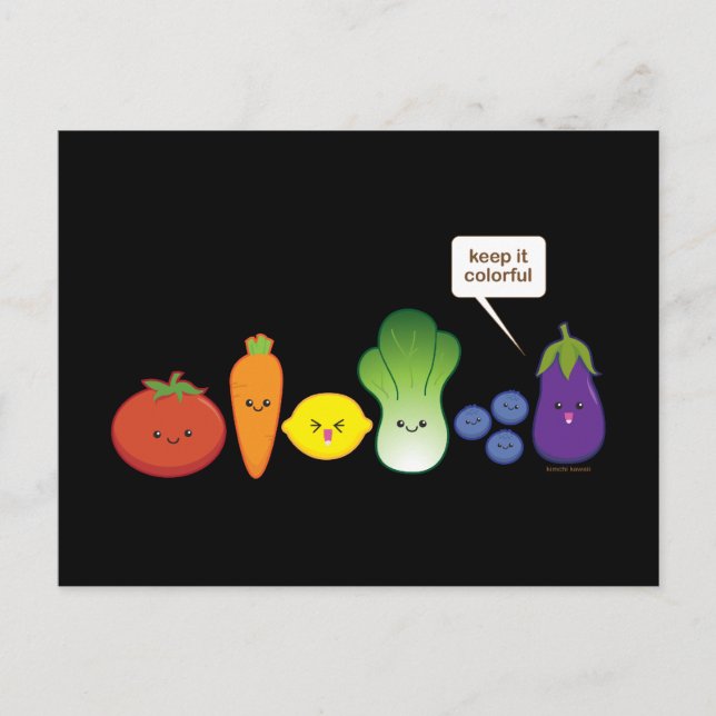 Behålla Det är färgstarkt! Vykort (Framsida)
