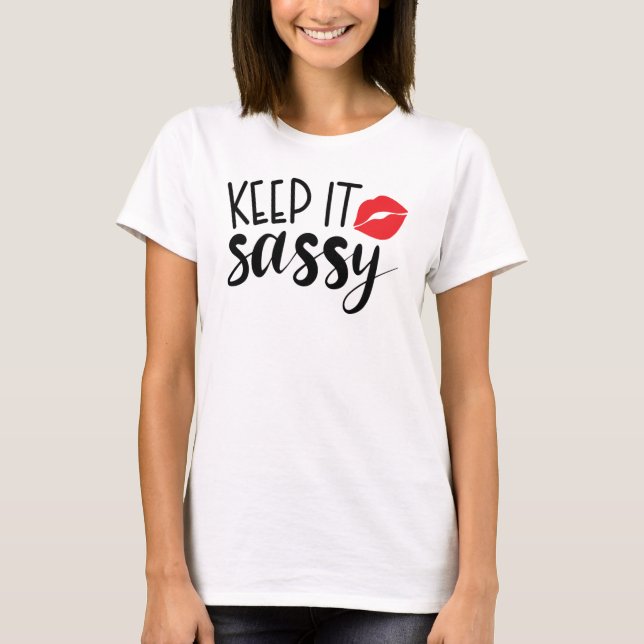 Behålla Det är lönnkvinnans T-Shirt (Framsida)