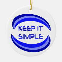 Behålla det enkel Recovery Slogan-citat i blått