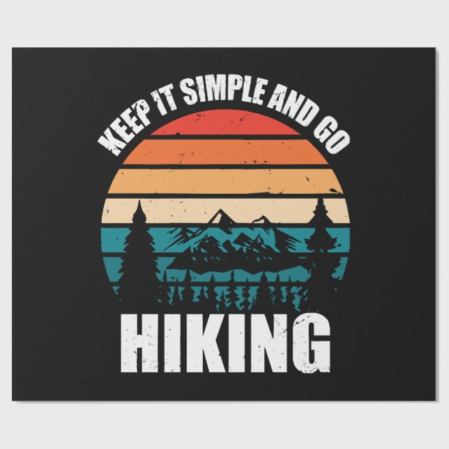 Behålla det enkelt och gå och leta presentpapper (Platt)