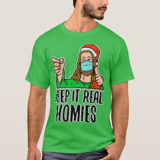 Behålla det sanna Jesus i Ansikte Mask T Shirt